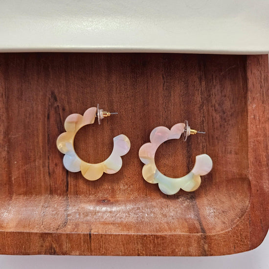 Flora Hoops - Pastel Rainbow - HERS