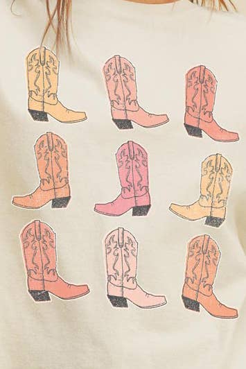 Load image into Gallery viewer, Cowboy Boots Graphic Tee
