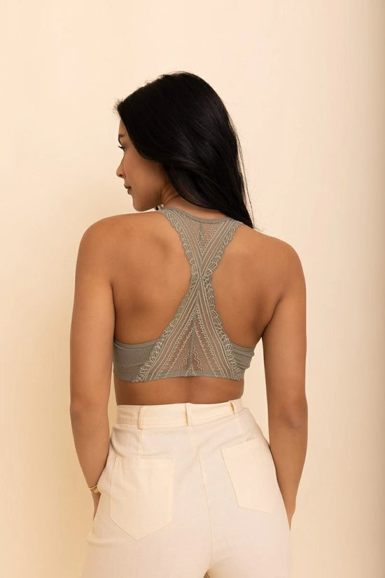Load image into Gallery viewer, Lace Racerback Bralette
