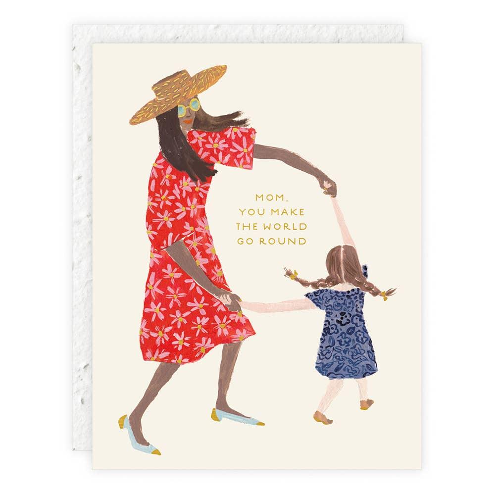 Mom and Daughter - Mother's Day Card - HERS