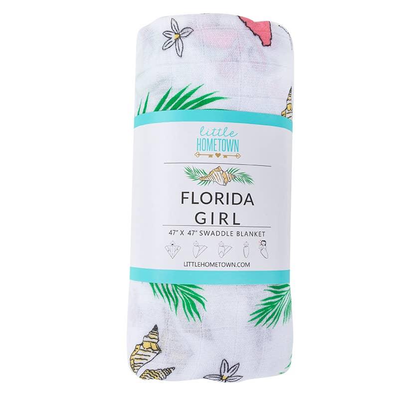 Florida Swaddle Blanket (Floral) - HERS
