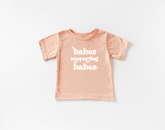 Babes Supporting Babes Baby Tee - HERS