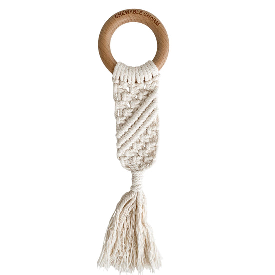 Load image into Gallery viewer, Luna Macrame Teether - HERS
