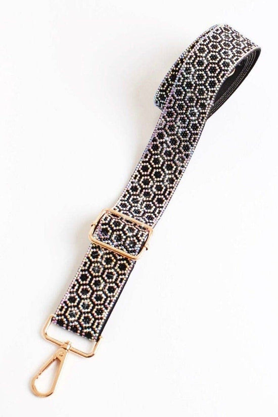 Load image into Gallery viewer, Beehive Rhinestone Guitar Strap
