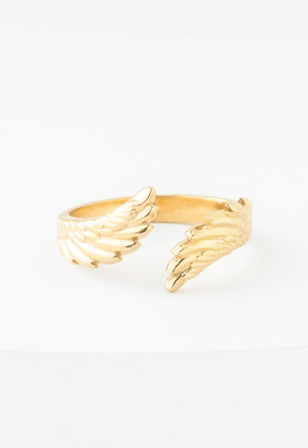 Birds of the Same Feather Gold Ring - HERS