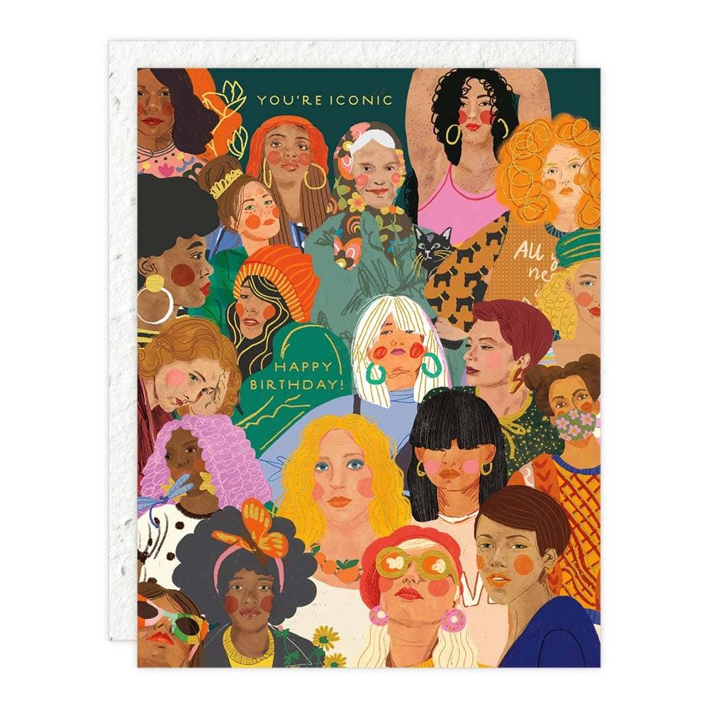 Iconic Ladies - Birthday Card - HERS