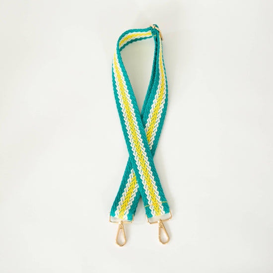 Guitar Style Strap - Woven Turquoise - HERS