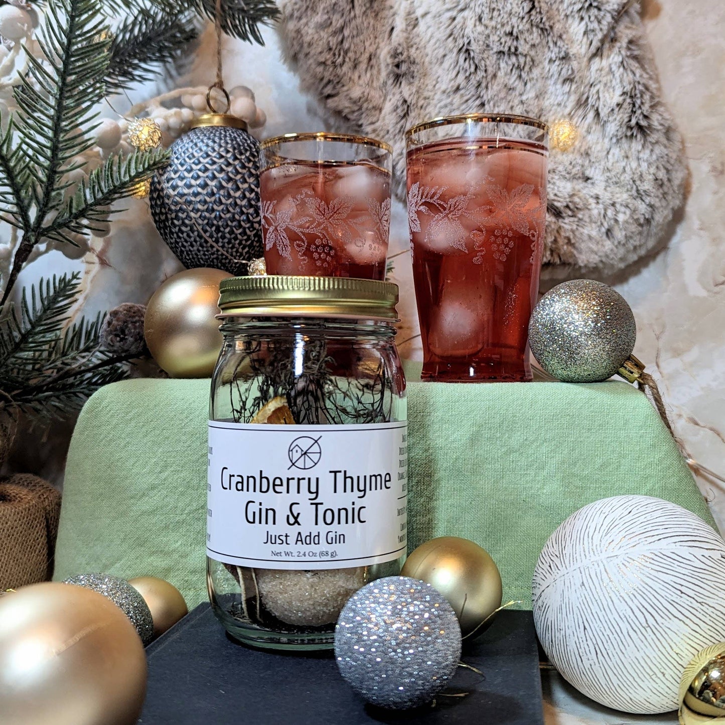 Cranberry Thyme Gin & Tonic Cocktail Infusion Kit