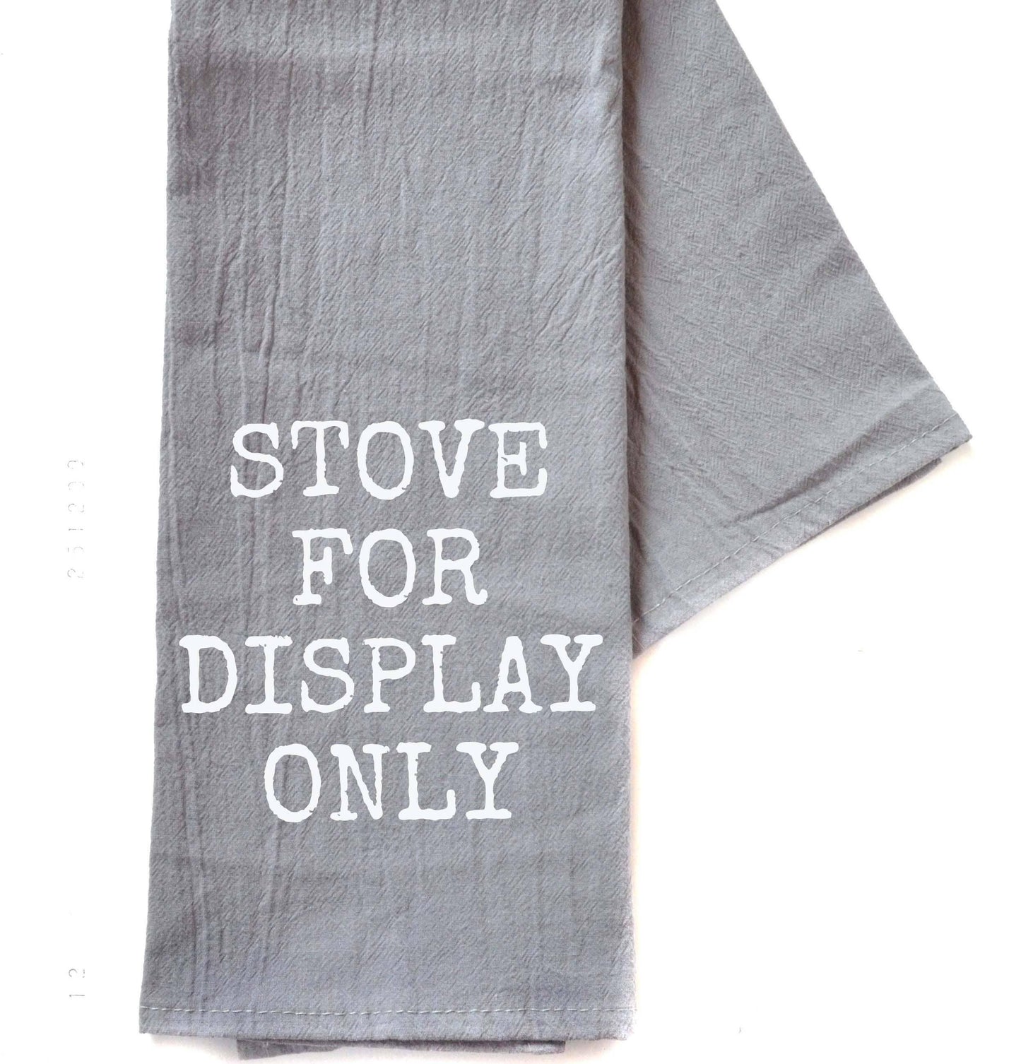 Stove For Display Only - Grey Kitchen Hand Towel - HERS