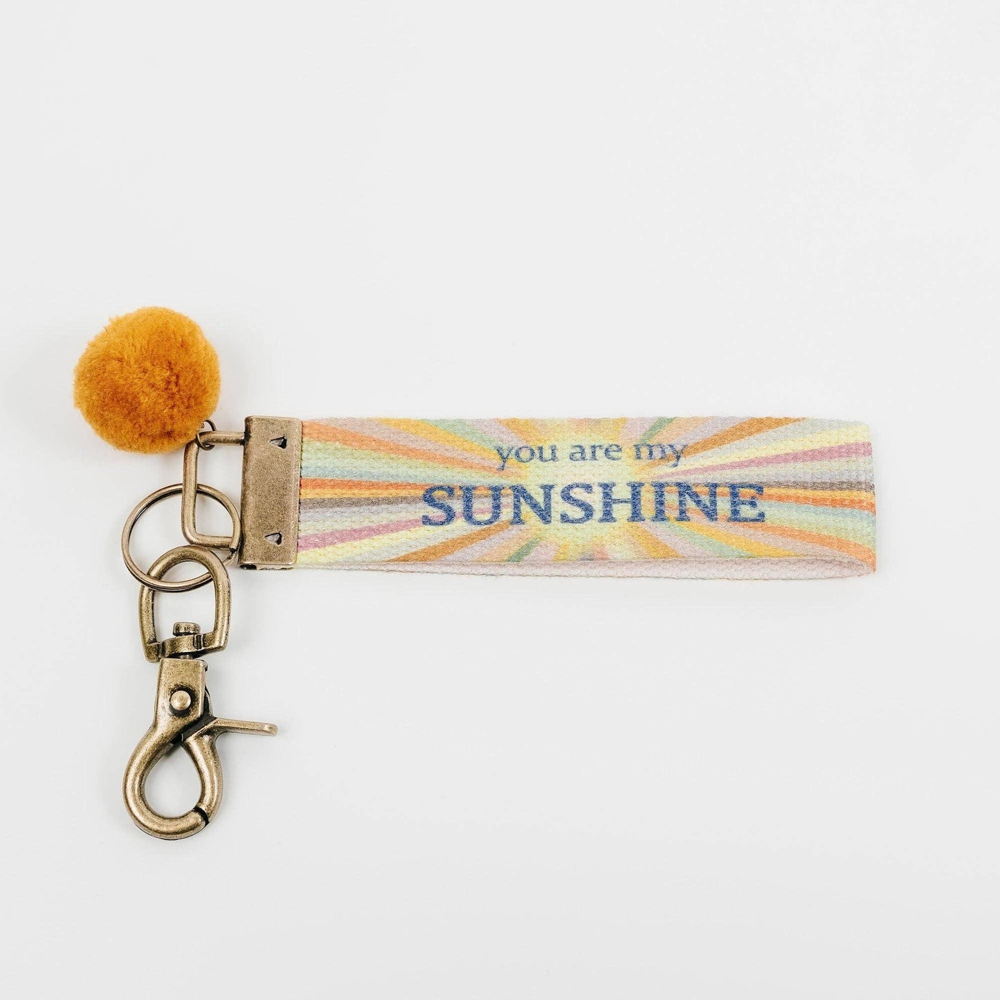 Words to Live By Canvas Keychain - HERS