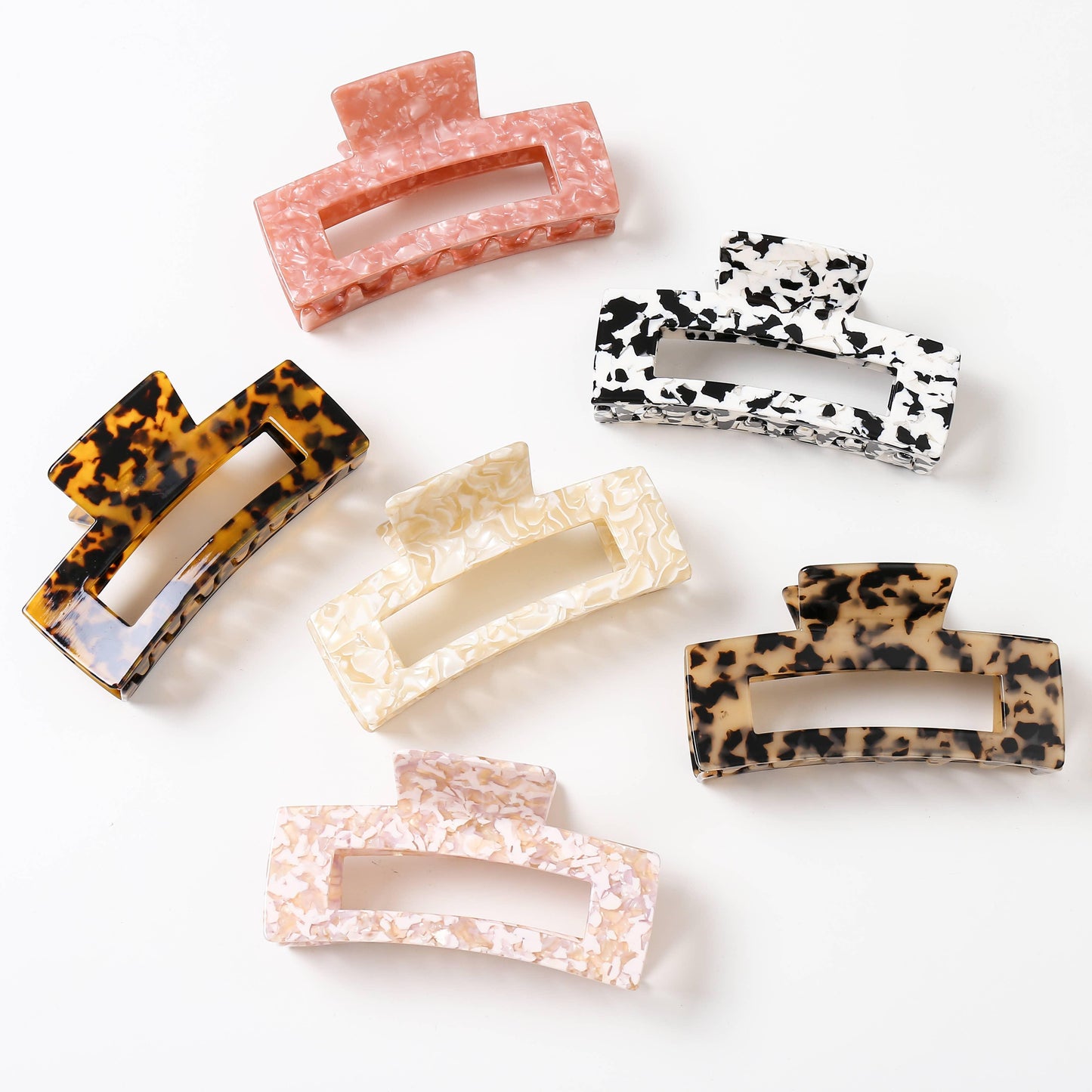 Load image into Gallery viewer, Luna Claw Clip | Mega Rectangle Hair Clip (5 inch) - HERS
