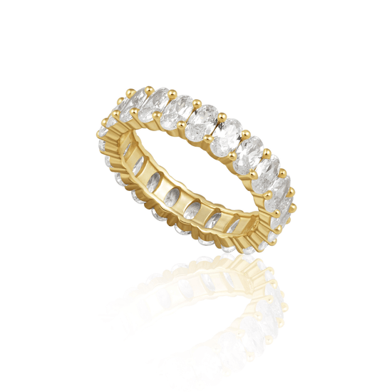 Oval Eternity Band - HERS