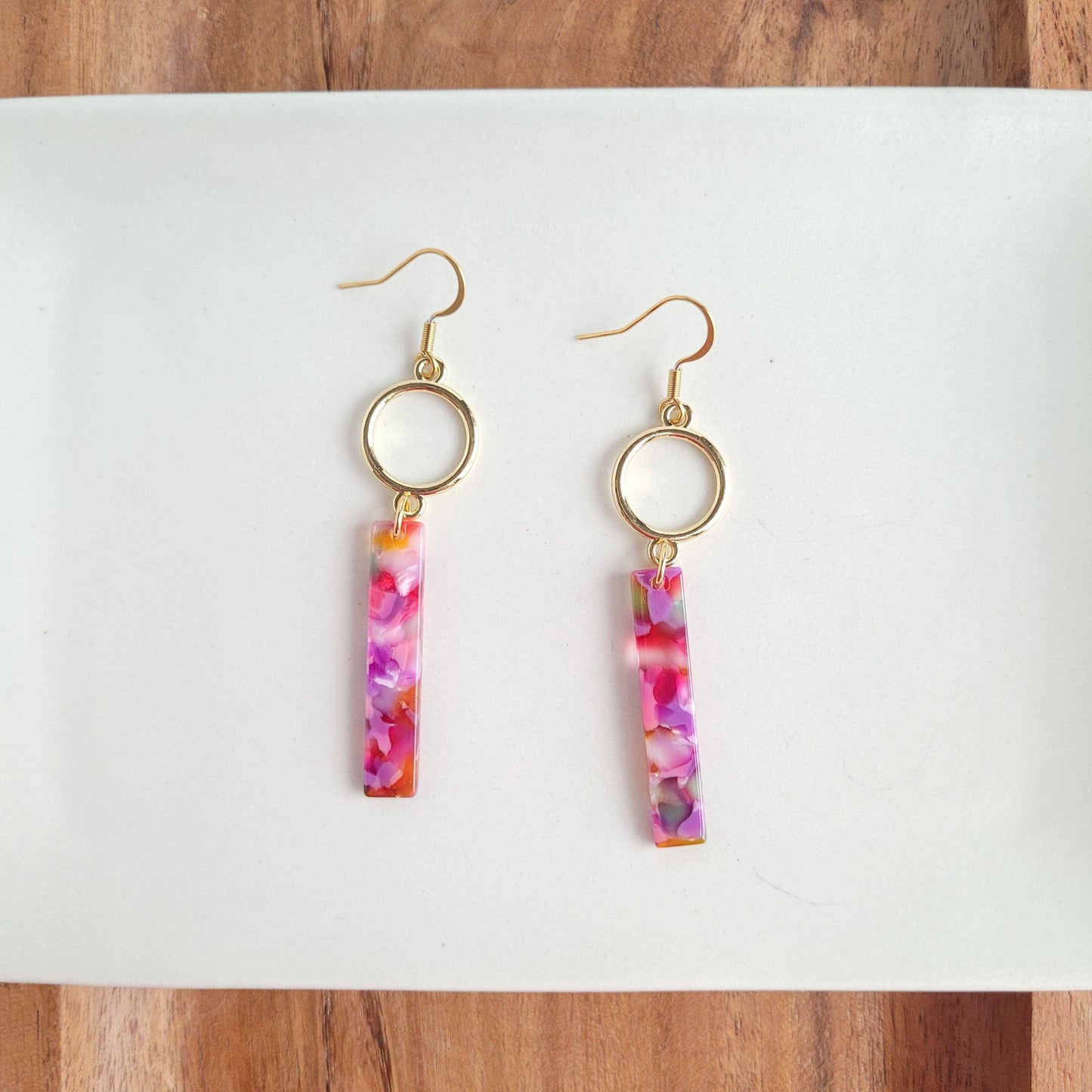 Isabella Earrings - Paradise Pink - HERS