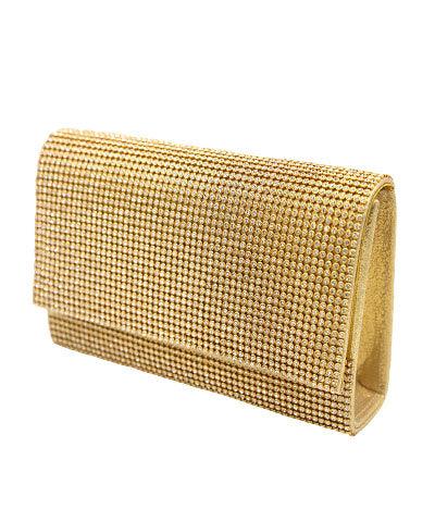 Rhinestone Flapover Clutch - HERS