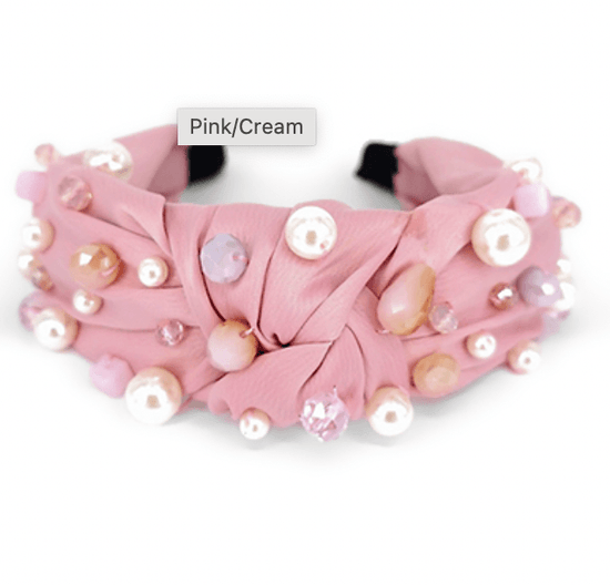 Pearl and Bead Stud Headband - HERS