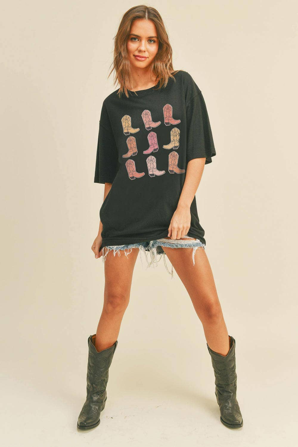 Load image into Gallery viewer, Cowboy Boots Graphic Tee
