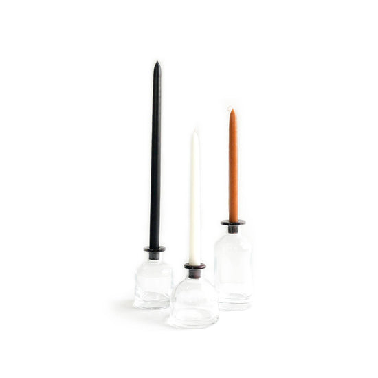 Load image into Gallery viewer, Skinny Taper Glass Candle Holder - Small - HERS
