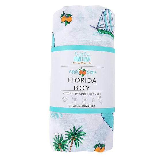 Florida Swaddle Blanket (Boy) - HERS