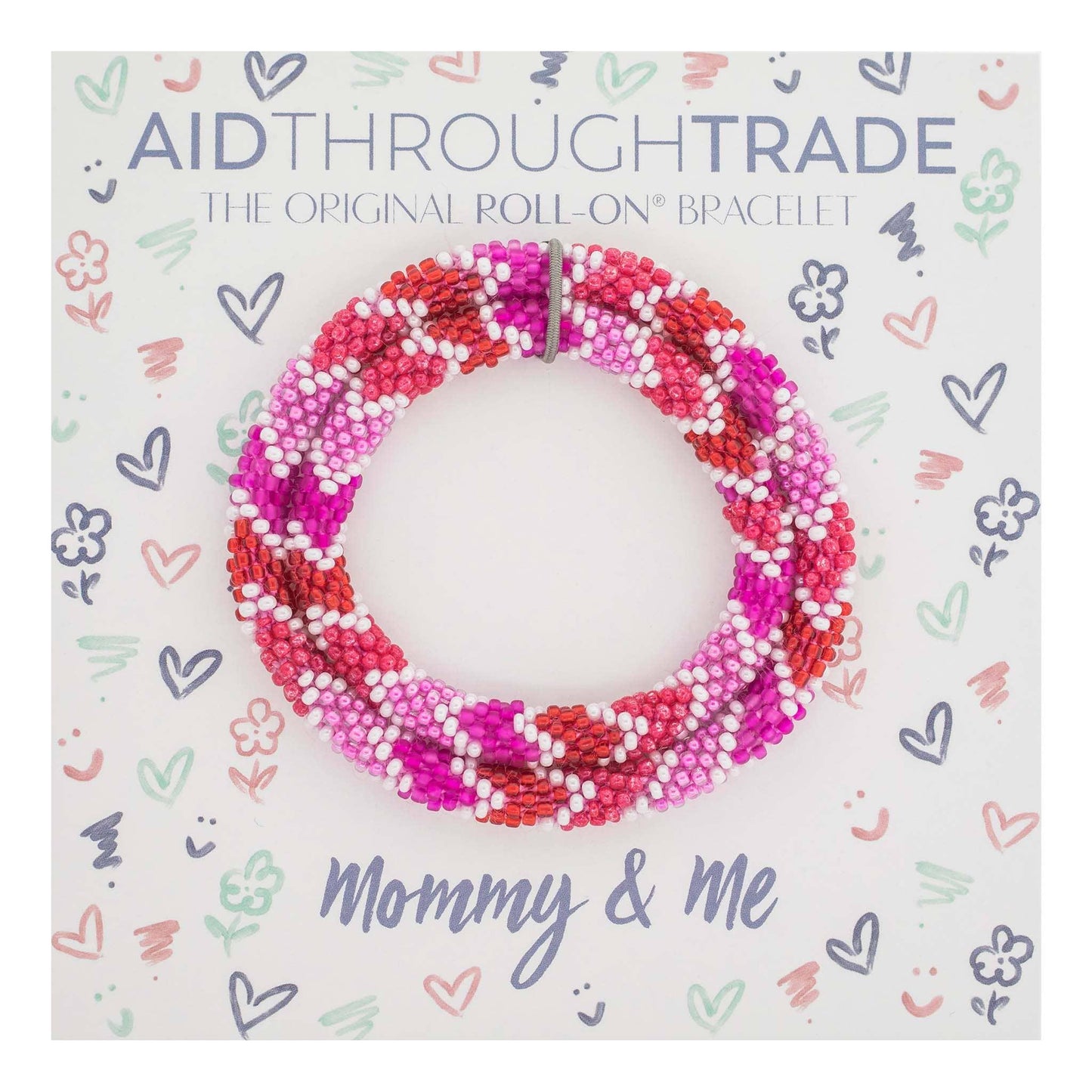 Mommy & Me Roll-On® Bracelets Cupid (Valentines) - Set of 2 - HERS